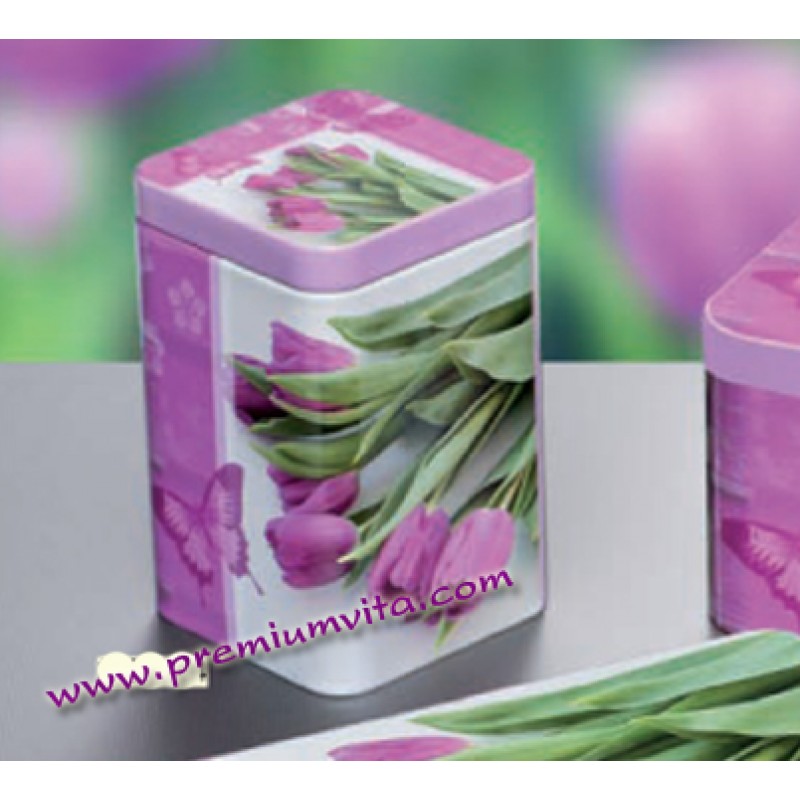 Кутия за чай 100гр - лале Кутия за чай 100гр - лале